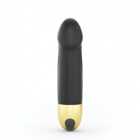 фото Вибратор Dorcel Real Vibration S Gold 2.0, диам 3,7см, перезаряжаемый, для точки G  || фото Вібратор Dorcel Real Vibration S Gold 2.0, діаметр 3,7см, перезаряджається, для точки G, водостійкий 