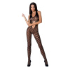 фото Бодистокинг Passion BS065 black, комбинезон, крупная сетка  || фото Бодістокінг Passion BS065 black, комбінезон, велика сітка 