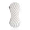 фото Мастурбатор Tenga FLEX Silky White с изменяемой интенсивностью, можно скручивать