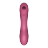 Вакуумний стимулятор із вібрацією Satisfyer Curvy Trinity 3 Red