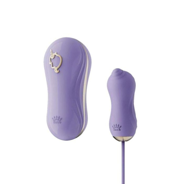 купити Набір 2в1 Zalo — UNICORN Violet, віброяйце + вакуумний стимулятор