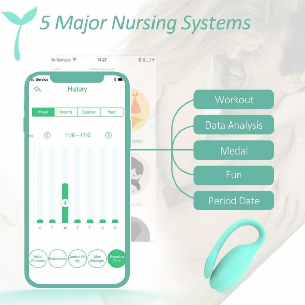 купить Смарт-тренажер Кегеля Magic Motion Kegel Rejuve, бюджетный вариант, для тренировок и удовольствия