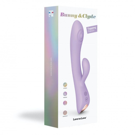 фото Вибратор-кролик с точечным массажем точки G - Love To Love Bunny&Clyde - Viva Mauve  || фото Вібратор-кролик зі спрямованим масажем точки G - Love To Love Bunny&Clyde - Viva Mauve 