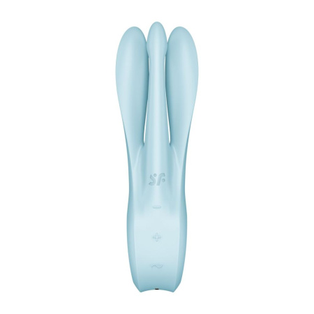 фото Клиторальный вибратор Satisfyer Threesome 1 Light Blue  || фото Кліторальний вібратор Satisfyer Threesome 1 Light Blue 
