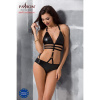 фото Боди монокини под латекс LAMIS BODY black L/XL - Passion Exclusive  || фото Боді монокіні під латекс LAMIS BODY black L/XL - Passion Exclusive 