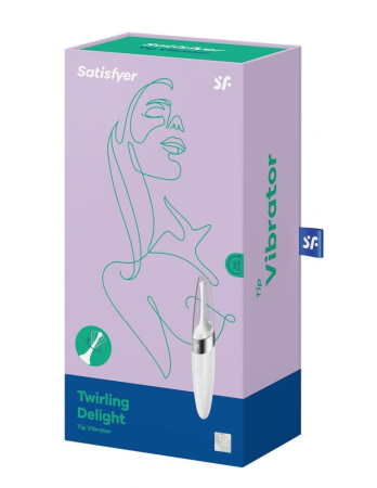 фото Вибратор для клитора Satisfyer Twirling Delight (White)  || фото Вібратор для клітора Satisfyer Twirling Delight White 