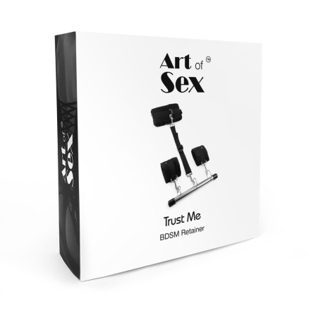 фото Фиксатор для рук и шеи  Art of Sex - Trust me, цвет черный  || фото Фіксатор для рук та шиї Art of Sex - Trust me, колір чорний 