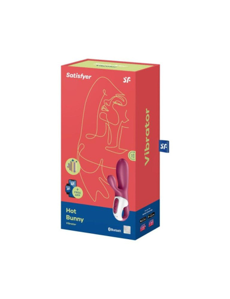 купить Смарт вибратор кролик с подогревом Satisfyer Hot Bunny