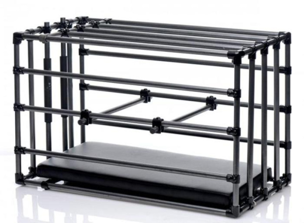 купить Прочная разборная клетка для наказаний Kennel Adjustable Bondage Cage