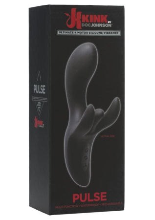 фото Вибратор-кролик Doc Johnson Kink - Pulse - Ultimate 4 Motor Silicone Vibrator  || фото Вібратор-кролик Doc Johnson Kink - Pulse - Ultimate 4 Motor Silicone Vibrator 