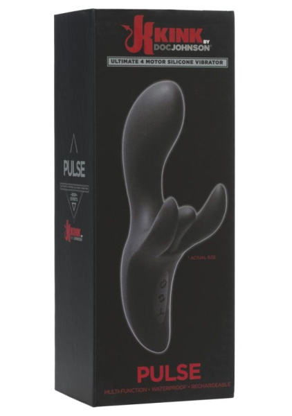 купить Вибратор-кролик Doc Johnson Kink - Pulse - Ultimate 4 Motor Silicone Vibrator