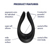 фото Вибратор для пар Satisfyer Endless Joy Black, 3 независимых мотора, многофункциональный  || фото Вібратор для пар Satisfyer Endless Joy Black, 3 незалежні мотори, багатофункціональний 