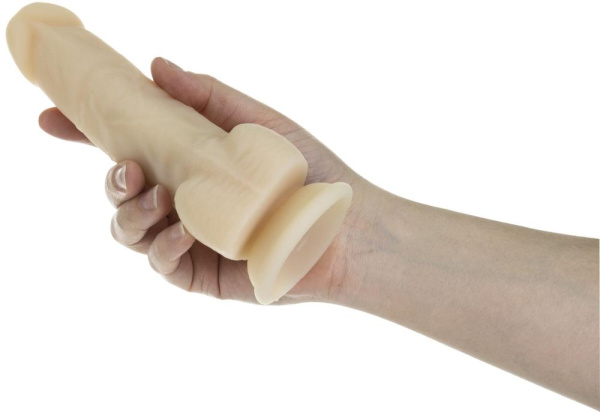 купить Фаллоимитатор с вибрацией и ротацией Naked ADDICTION Chris 7″ Rotating & Vibrating Dong, пульт ДУ, д