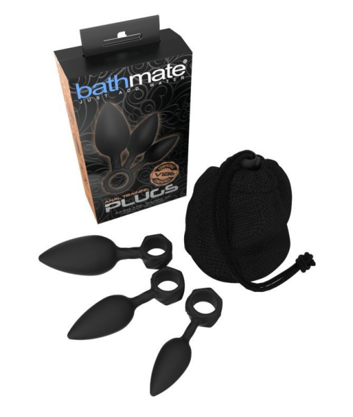 купить Набор анальных пробок Bathmate Anal Training Plugs, диаметр 2,5см - 3,1см - 3,8см
