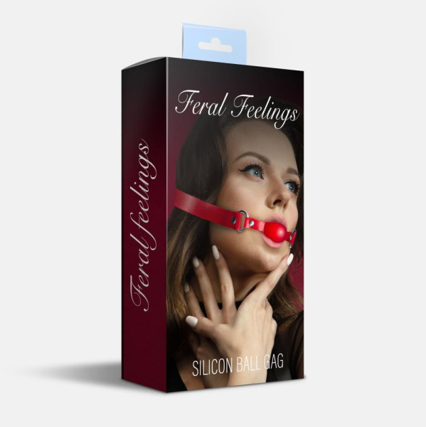 купить Кляп силиконовый Feral Feelings Silicon Ball Gag Red/Red