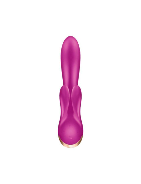 купити Смарт вібратор кролик із подвійним відростком Satisfyer Double Flex Violet