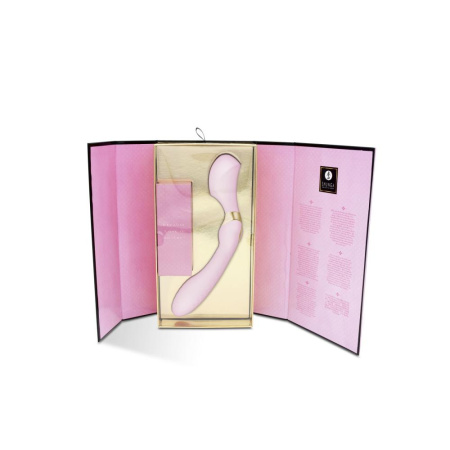 фото Вибромассажер Shunga Zoa Light Pink, двусторонний  || фото Вібромасажер Shunga Zoa Light Pink, двосторонній 