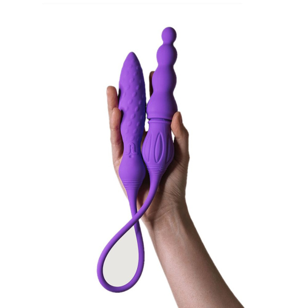 купить Вибратор двусторонний Adrien Lastic AD-2X с пультом LRS