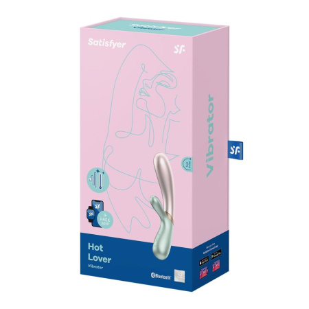 фото Смарт вибратор-кролик с подогревом Satisfyer Hot Lover Green  || фото Смарт вібратор-кролик із підігрівом Satisfyer Hot Lover Green 