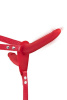 фото Двойной страпон с вибрацией Fetish Tentation Vibrating Strap-On with Double Dildo Red