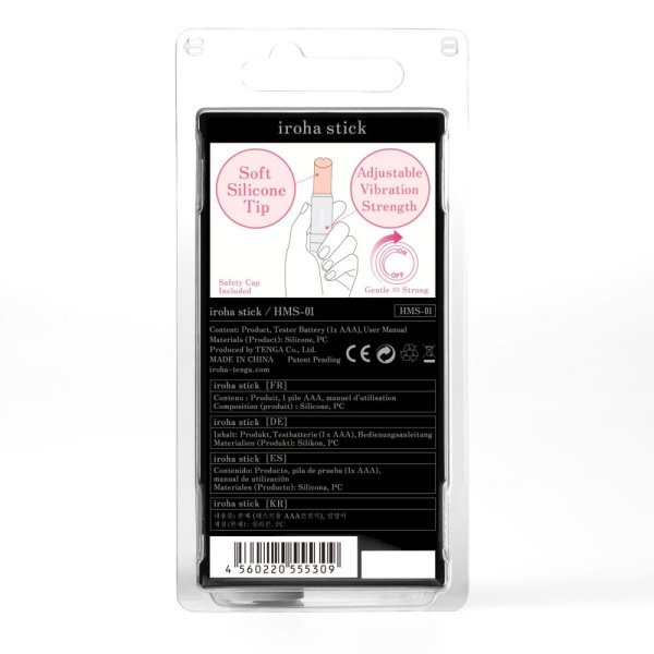 купить Вибратор-помада IROHA STICK Grey, плавное увеличение мощности