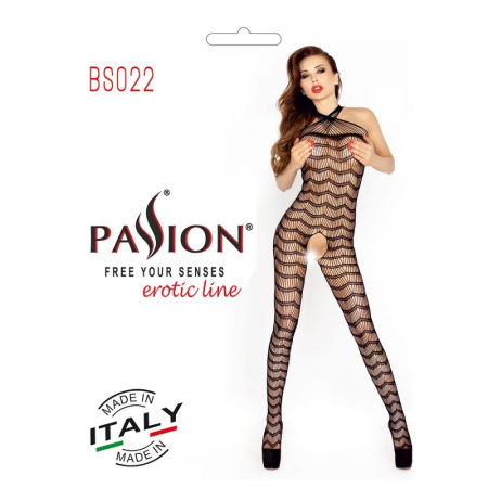фото Бодистокинг Passion BS022 black, комбинезон  || фото Бодістокінг Passion BS022 black, комбінезон 