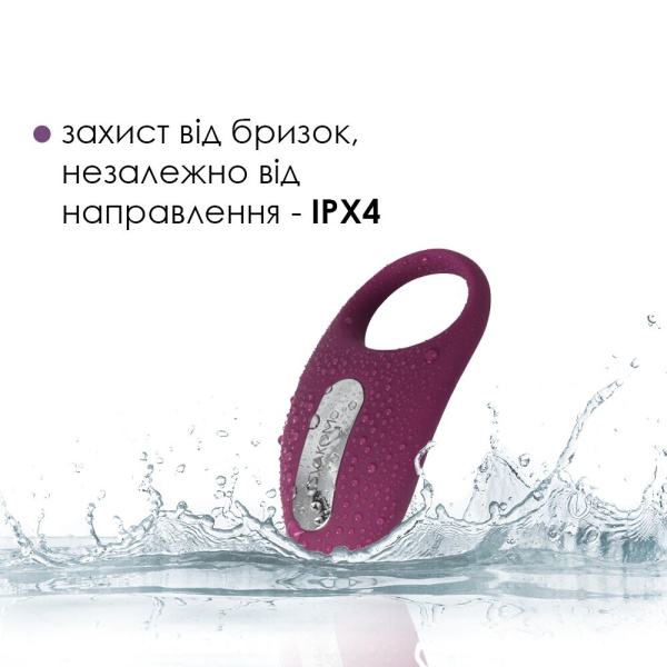 купить Эрекционное кольцо с вибрацией и пультом ДУ Svakom Winni Violet
