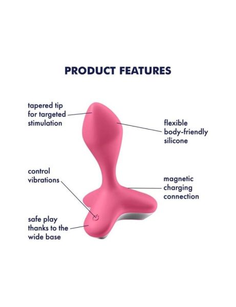 купити Анальна пробка з вібрацією Satisfyer Game Changer Pink