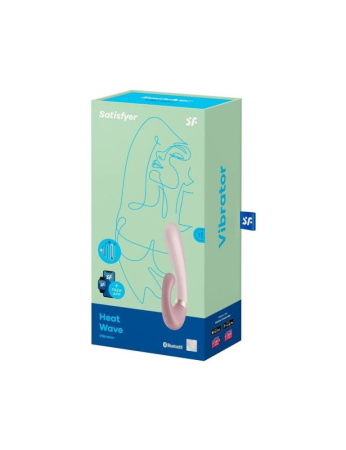 фото Смарт вибратор кролик с подогревом Satisfyer Heat Wave Mauve  || фото Смарт вібратор кролик із підігрівом Satisfyer Heat Wave Mauve 