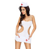 фото Костюм медсестры AKKIE SET white L/XL - Passion, сорочка, трусики, шапочка
