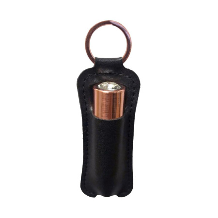 фото Вибропуля PowerBullet - First-Class Bullet 2.5" with Key Chain Pouch, Rose Gold  || фото Віброкуля PowerBullet - First-Class Bullet 2.5" with Key Chain Pouch, Rose Gold 