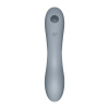 Вакуумний стимулятор з вібрацією Satisfyer Curvy Trinity 3 BlueGrey