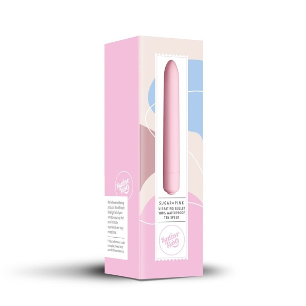 купить Мини-вибратор SugarBoo Sugar Pink, 10 уровней интенсивности