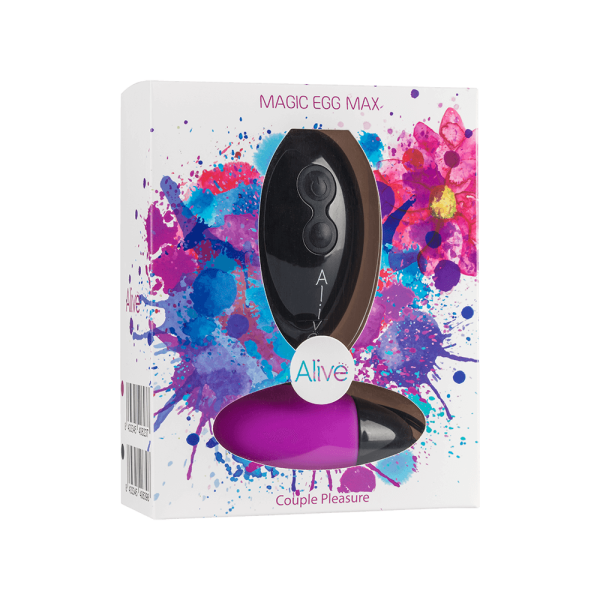 купить Мощное виброяйцо Alive Magic Egg MAX Violet с пультом ДУ
