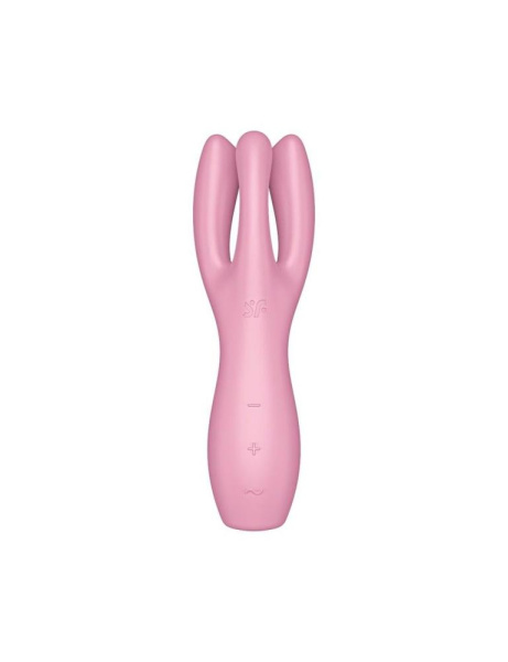купить Клиторальный вибратор Satisfyer Threesome 3 Pink с тремя пальчиками