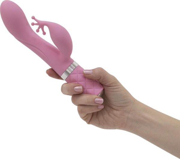 купити Розкішний вібратор-кролик Pillow Talk - Kinky Pink з кристалом Сваровські, потужний