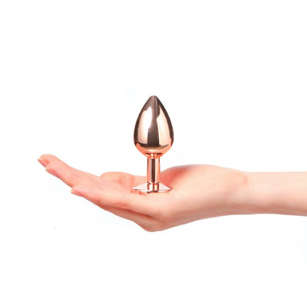 купить Металлическая анальная пробка с украшением в виде кристалла Dorcel - Diamond Plug M