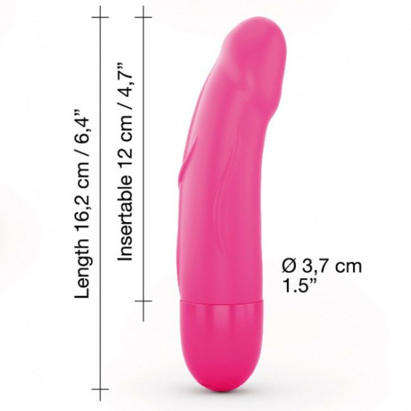 купить Вибратор Dorcel Real Vibration S Magenta 2.0, диам 3,7см, перезаряжаемый, для точки G