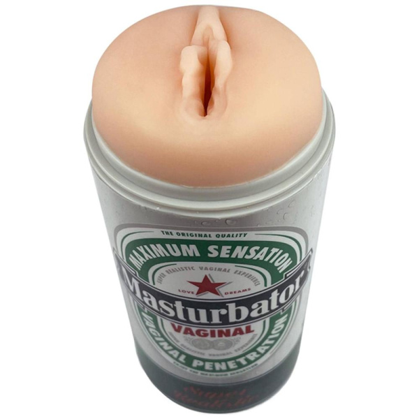 купить Мастурбатор-вагина Alive Heineken Vagina II в виде банки пива, реалистичный