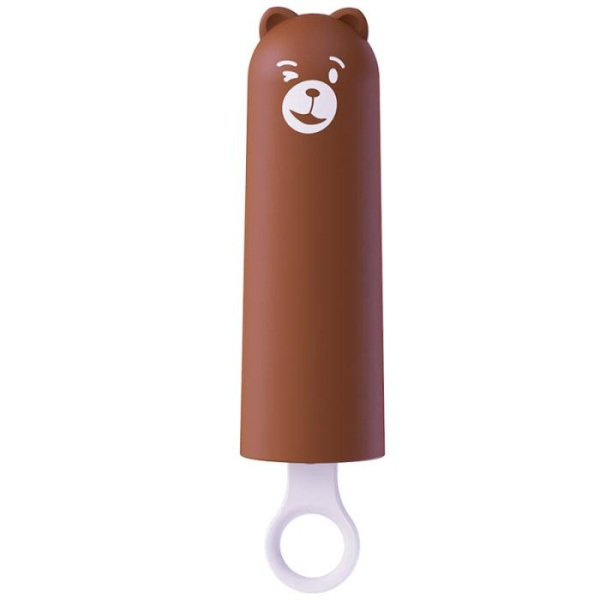 купити Вібратор CuteVibe Teddy Brown (Pink Dildo), реалістичний вібратор під виглядом морозива