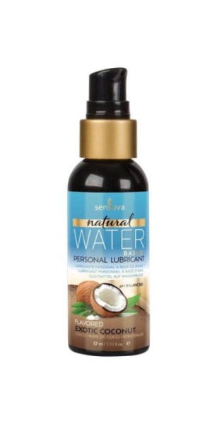 купить Смазка на водной основе Sensuva Natural Water-Based Exotic Coconut (57мл) без глицерина и парабенов