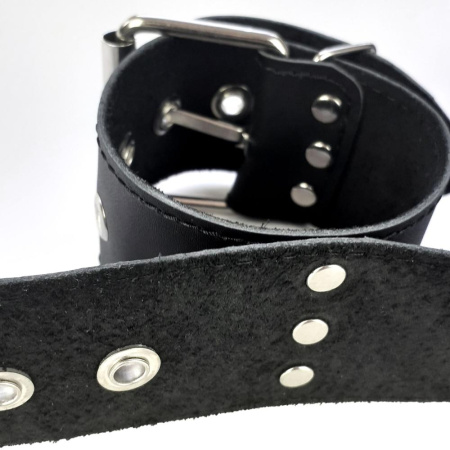фото Ошейник с наручниками из натуральной кожи Art of Sex - Bondage Collar with Handcuffs  || фото Нашийник з наручниками із натуральної шкіри Art of Sex - Bondage Collar with Handcuffs 