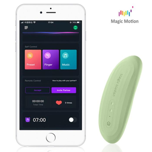 купить Смарт-вибратор в трусики Magic Motion Nyx Green
