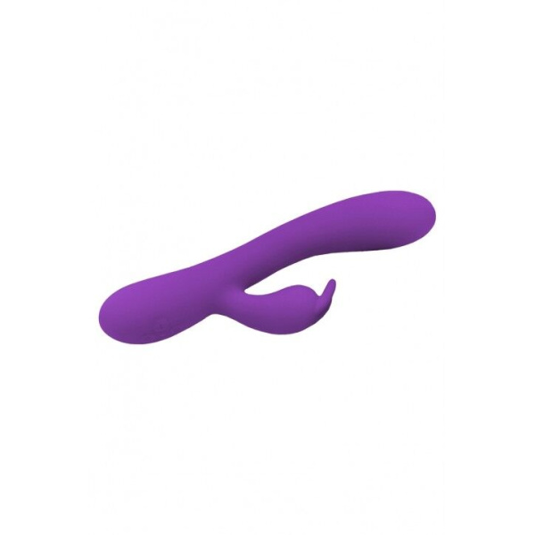 купить Вибратор-кролик Wooomy Gili-Gili Vibrator with Heat Purple, отросток с ушками, подогрев до 40 °С