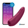 фото Вакуумный клиторальный стимулятор Satisfyer Curvy 1+ Rose Red с управлением через интернет