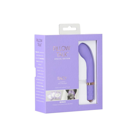 фото Роскошный вибратор Pillow Talk Racy Purple Special Edition, Сваровски, повязка на глаза+игра  || фото Розкішний вібратор Pillow Talk Racy Purple Special Edition, Сваровскі, пов’язка на очі+гра 