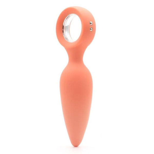 купить Анальная вибропробка KisToy Orville Orange, диаметр 30мм