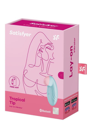 фото Вибратор Satisfyer Tropical Tip Light Blue  || фото Вібратор Satisfyer Tropical Tip Light Blue 