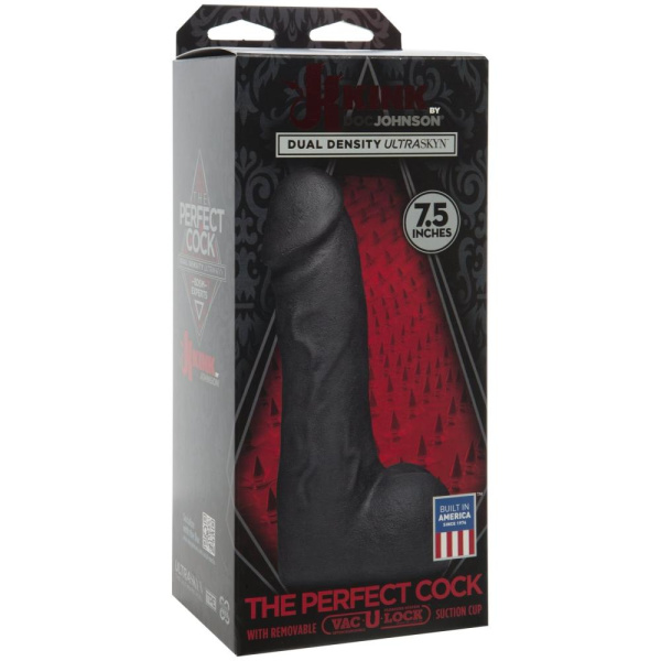 купить Фаллоимитатор со съемной присоской Doc Johnson Kink - The Perfect Cock 7.5 inch Vac-U-Lock - Black