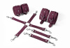 фото Набор Feral Feelings BDSM Kit 3 Burgundy, наручники, поножи, коннектор